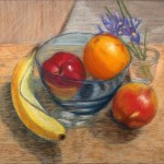 Color Study, Fruit and Irises (Copyright © 2003 Ashley D. Hairston)