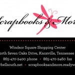 Scrapbooks & More Business Card (Copyright © 2009 Ashley D. Hairston)